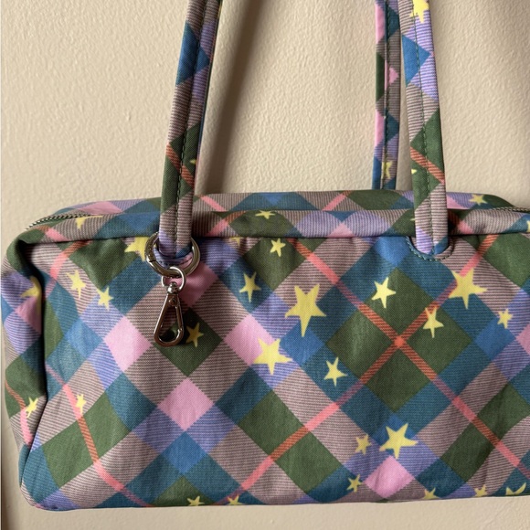 Baggu bowler bag star plaid print - Picture 2 of 8